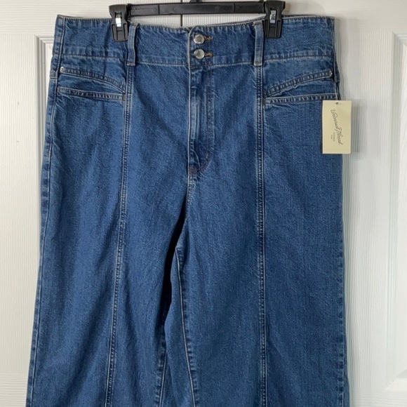 Universal Thread - Women's High-Rise Tailored Wide Leg Jeans Size 17R - Picture 6 of 12
